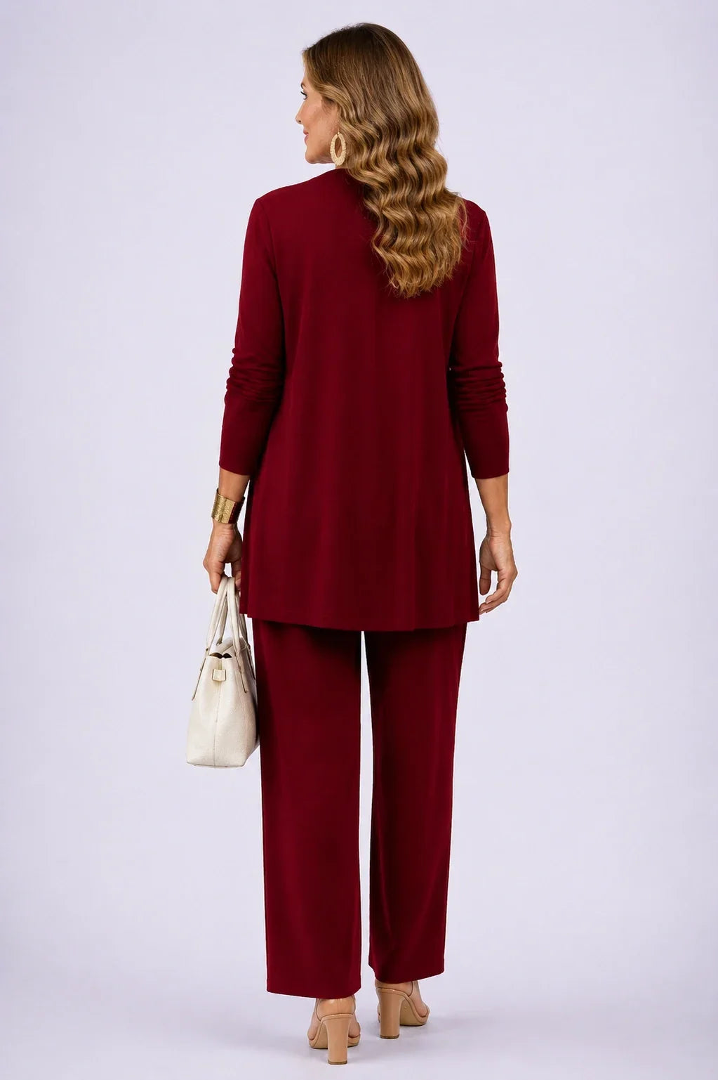 Holly | Completo tre pezzi bordeaux