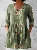 Evelina | Blusa lunga con scollo a V
