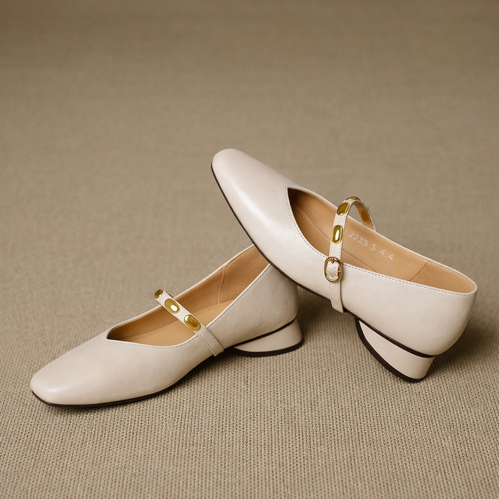 Zaira | Ballerine effetto pelle