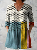 Giovanna | Blusa lunga con scollo a V
