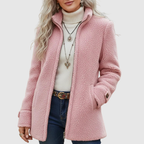 Vanessa | Giacca in pile sherpa con zip integrale