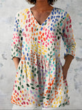 Evelina | Blusa lunga con scollo a V