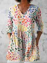 Evelina | Blusa lunga con scollo a V