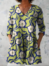 Stefania | Blusa lunga con scollo a V