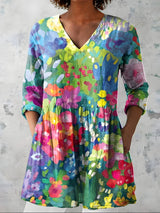 Milly | Blusa lunga con scollo a V