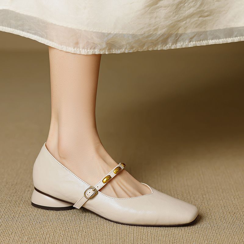 Zaira | Ballerine effetto pelle