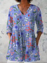 Giuseppina | Blusa lunga con scollo a V