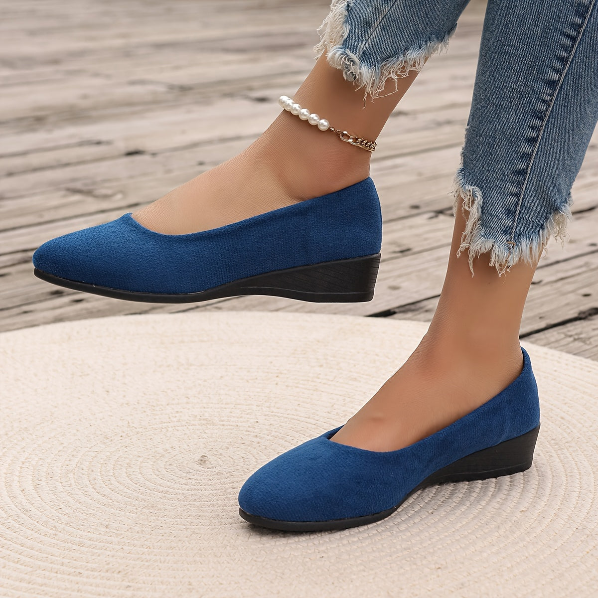 Eliana | Ballerine comode con zeppa