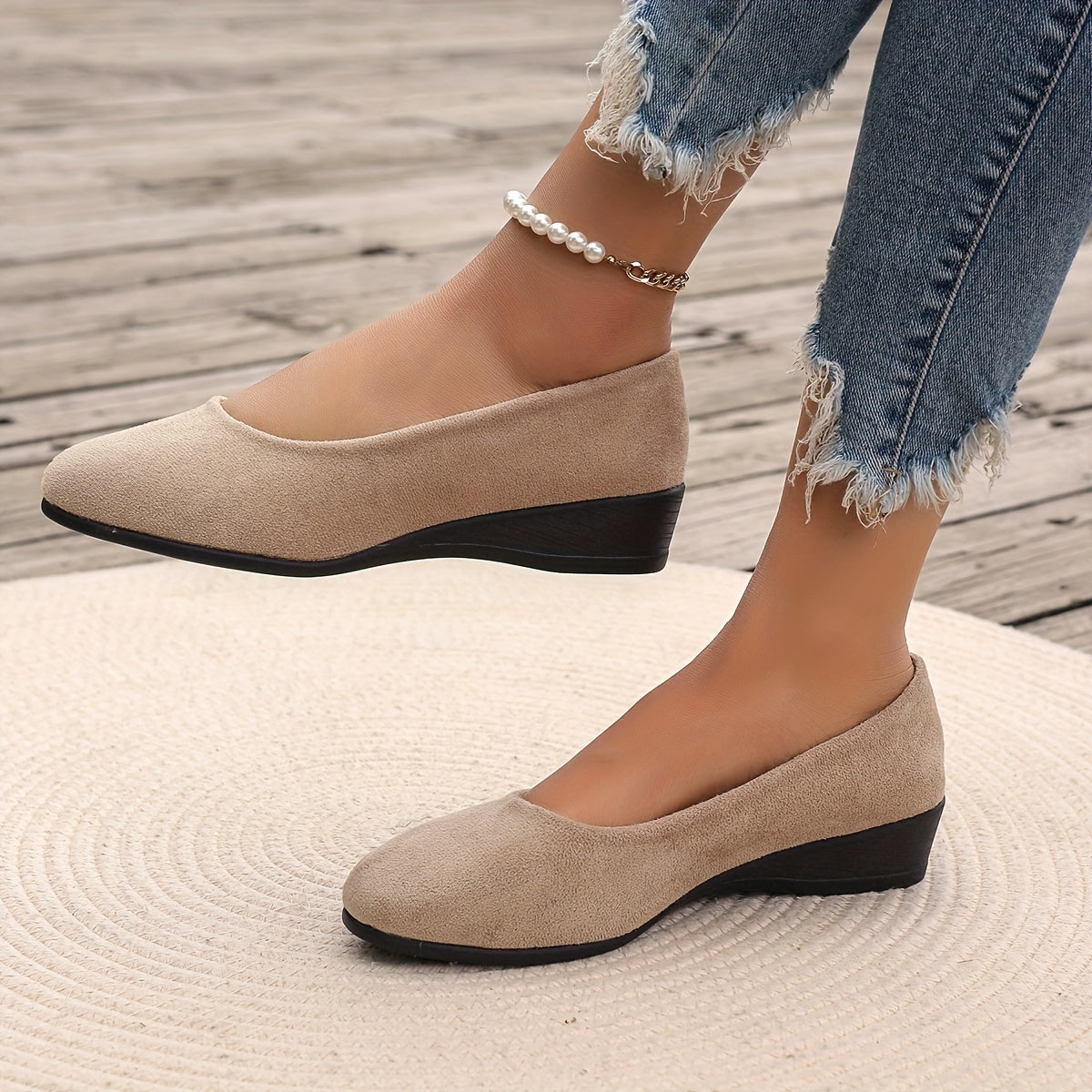 Eliana | Ballerine comode con zeppa