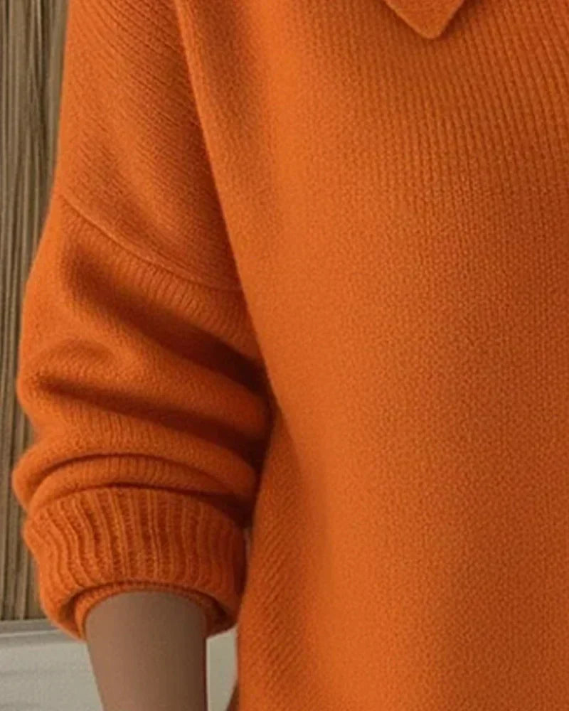 VITTORIA™ | CARDIGAN CON COLLETTO E BOTTONI