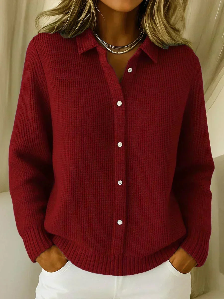 CAMILLA™ | CARDIGAN IN MAGLIA TESTURIZZATA CON BOTTONI