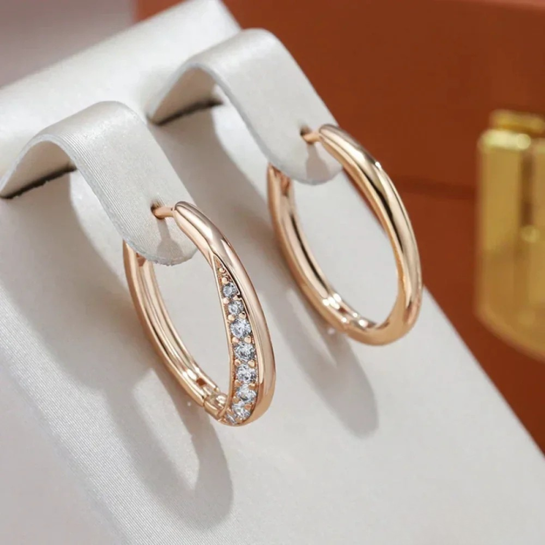 Mira – Orecchini dorati chic