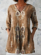 Evelina | Blusa lunga con scollo a V