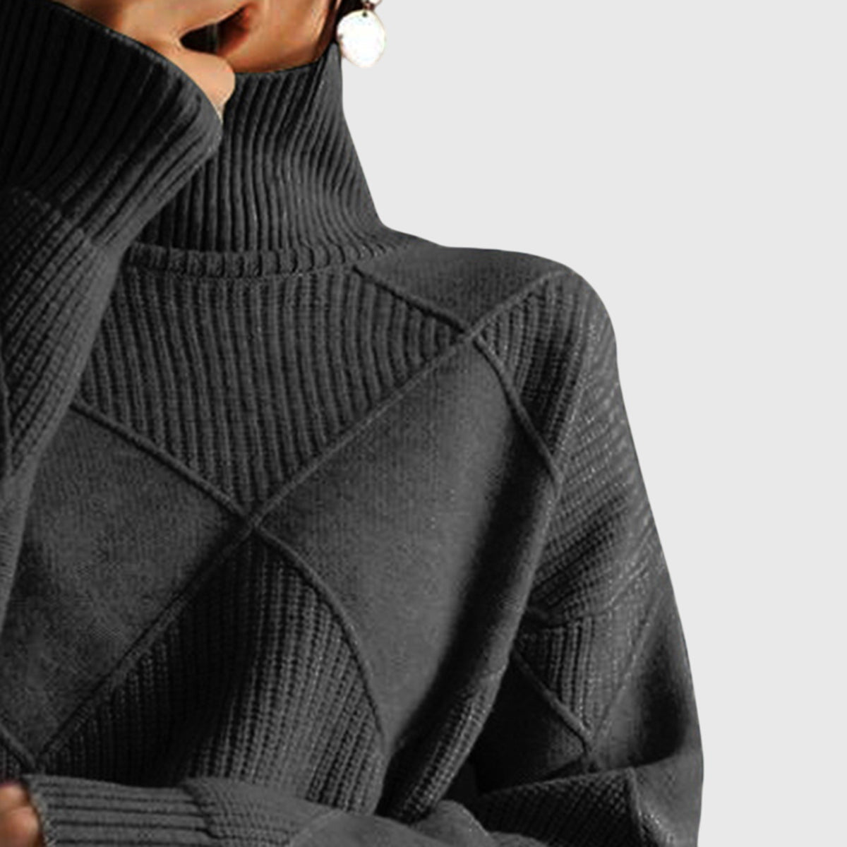 Avery - Maglione a Collo Alto
