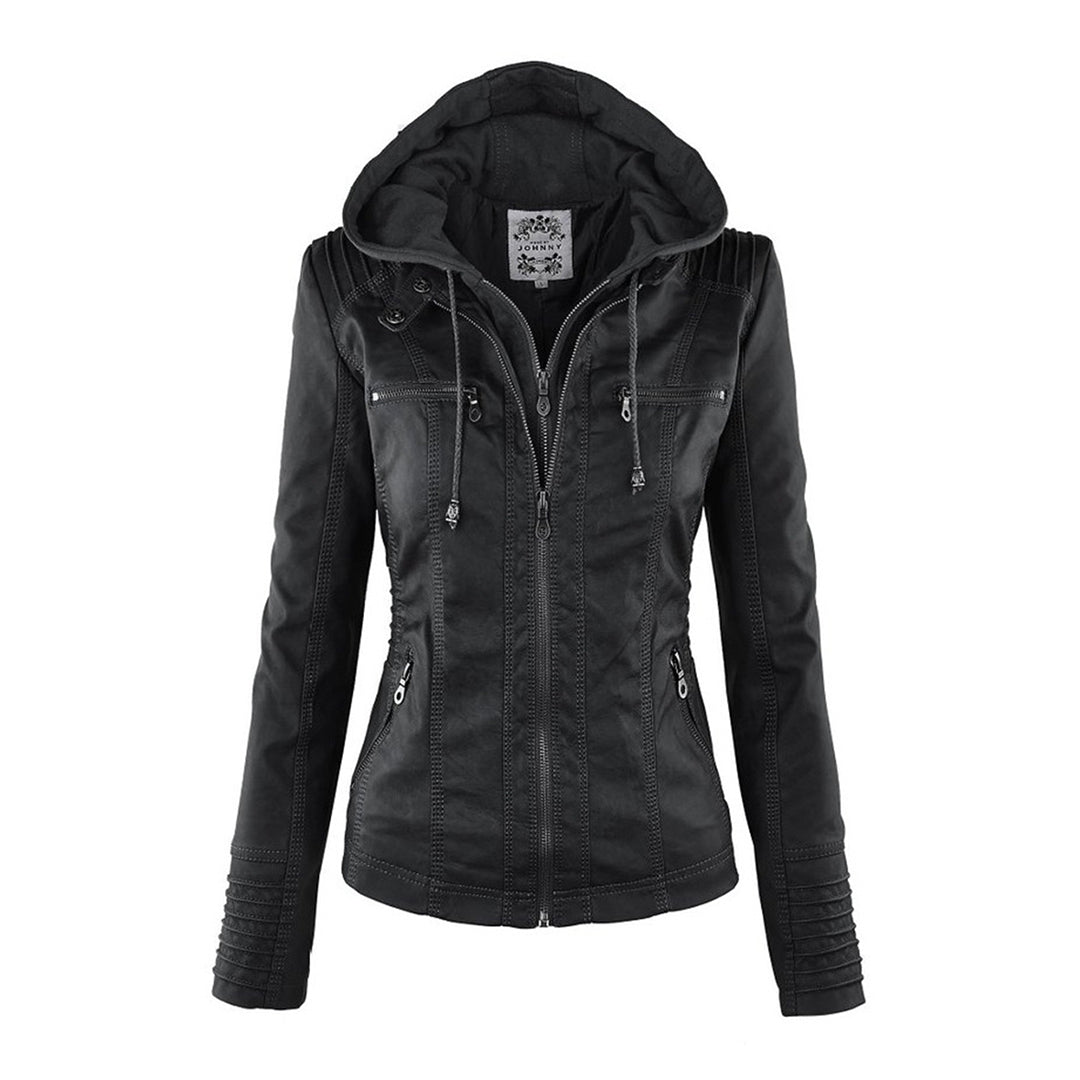 Callista | Giacca biker con cappuccio
