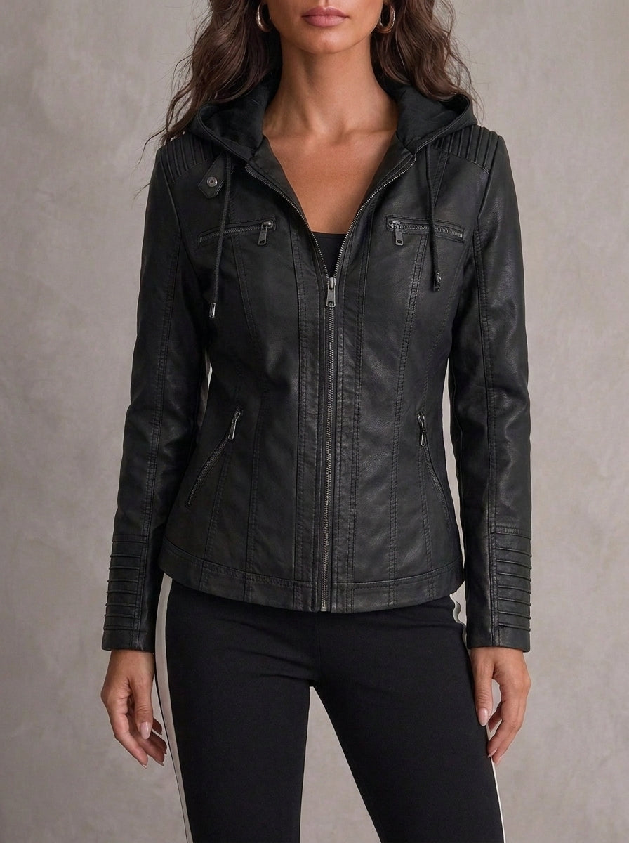 Assunta - Giacca in Pelle Resistente ed Elegante