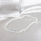 Ambra – Set di bracciali argentati eleganti con zirconi