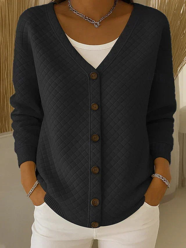 LAVINIA™ | CARDIGAN TRAPUNTATO CON BOTTONI