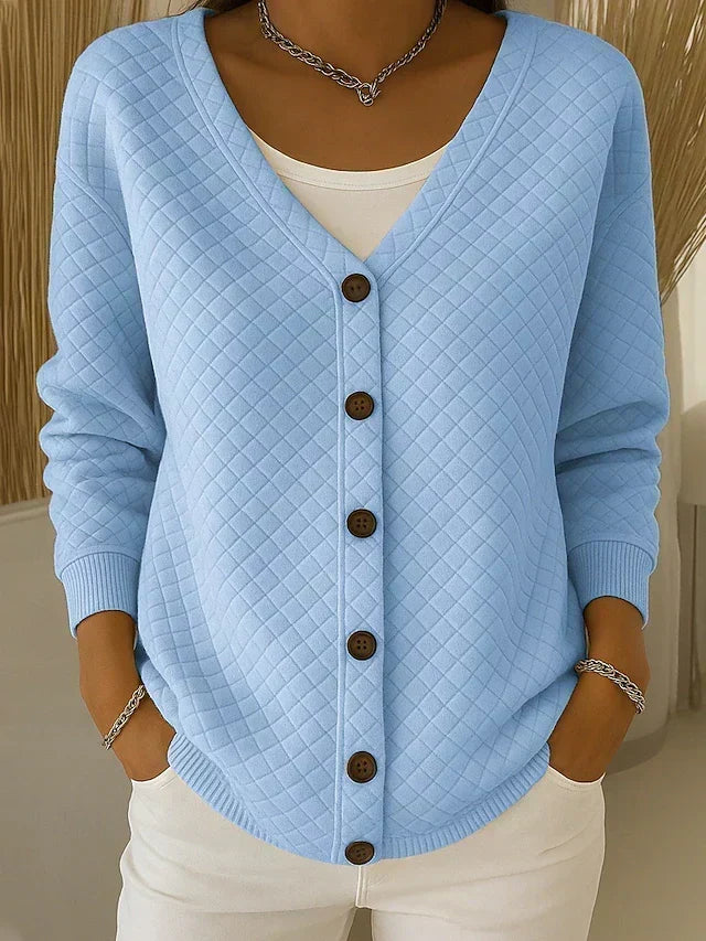 LAVINIA™ | CARDIGAN TRAPUNTATO CON BOTTONI