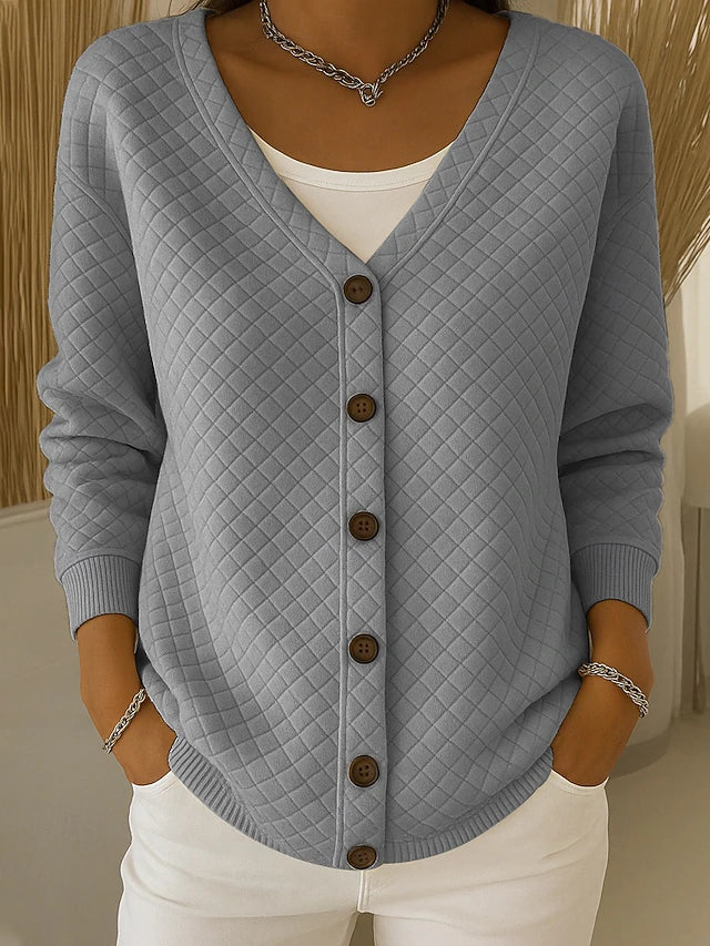 LAVINIA™ | CARDIGAN TRAPUNTATO CON BOTTONI