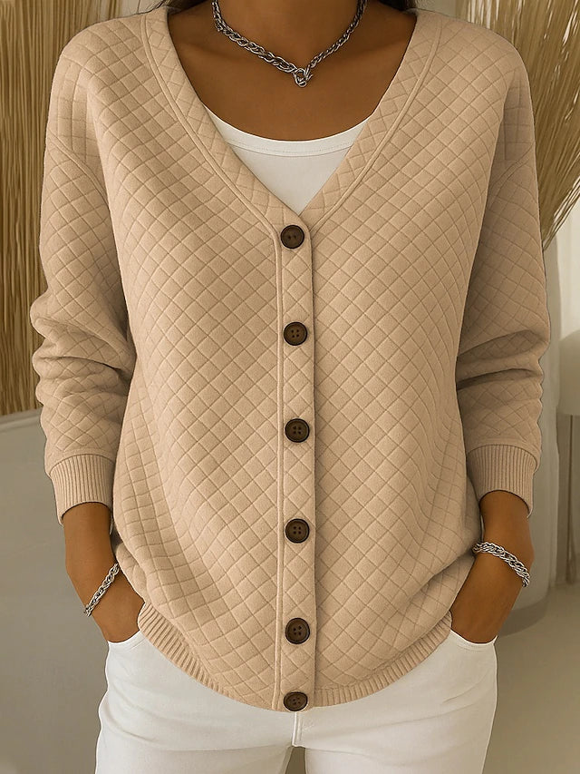 LAVINIA™ | CARDIGAN TRAPUNTATO CON BOTTONI