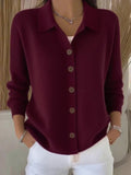 GIUSEPPINA™ | CARDIGAN CON COLLETTO E BOTTONI