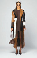 Mosaic Cappotto in Pelle