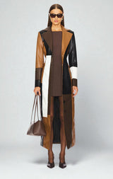 Mosaic Cappotto in Pelle