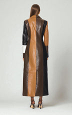 Mosaic Cappotto in Pelle