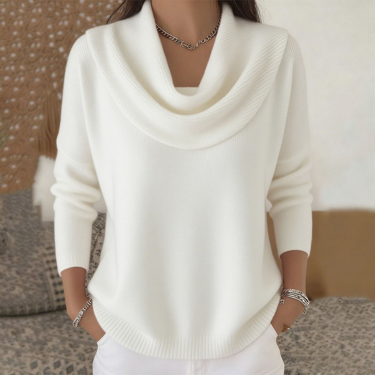 GIULIETTA™ | MAGLIONE CON COLLO MORBIDO