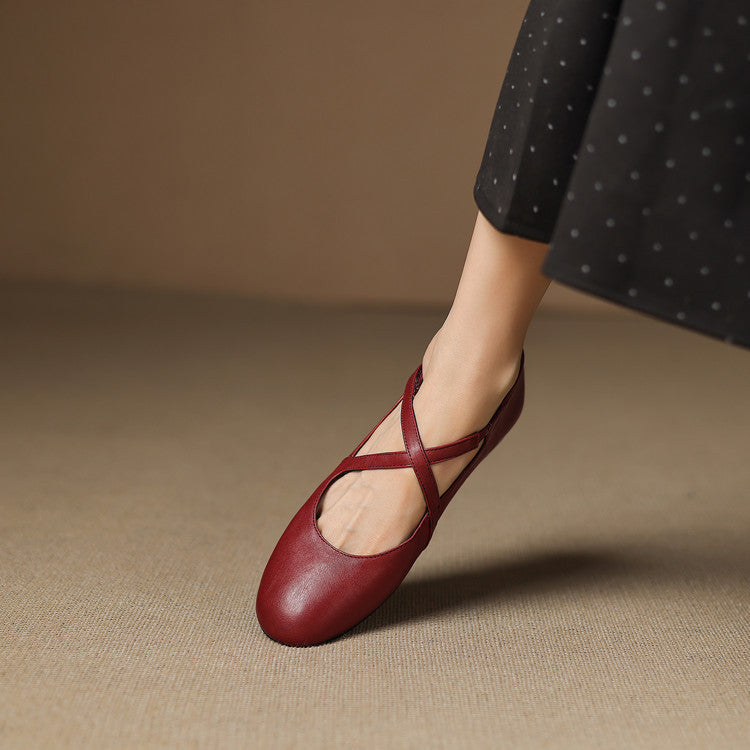 Zeno | Ballerine effetto pelle