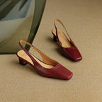 Elsa | Slingback in pelle sintetica