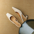Elsa | Slingback in pelle sintetica
