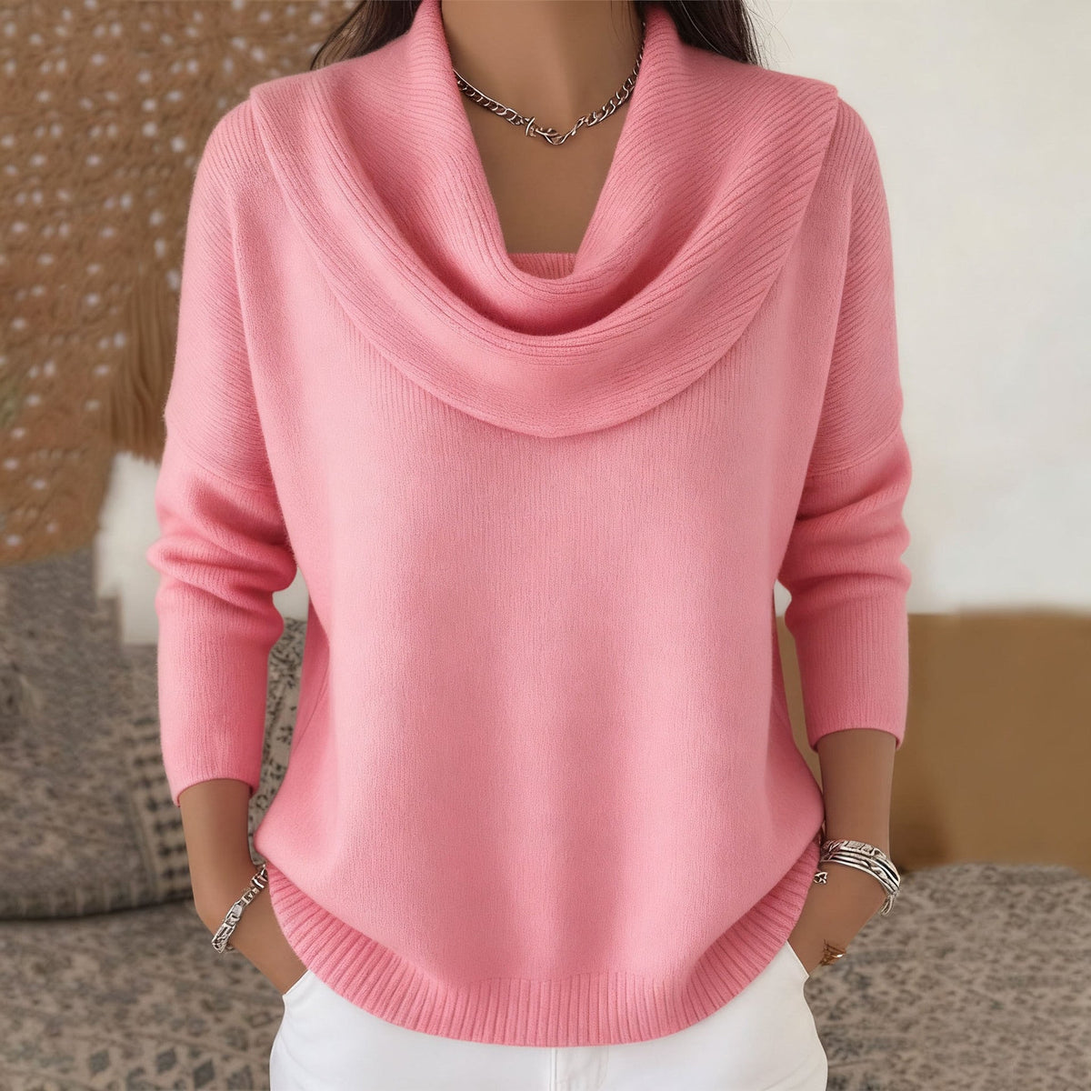 GIULIETTA™ | MAGLIONE CON COLLO MORBIDO
