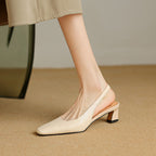 Elsa | Slingback in pelle sintetica