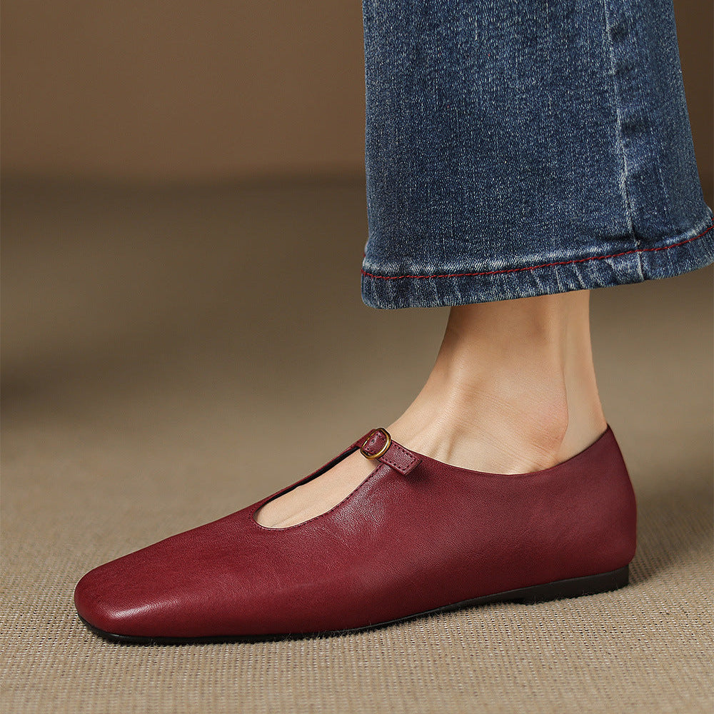 Elisabetta | Ballerine Mary Jane con tomaia alta