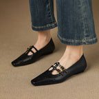 Celia | Ballerine Mary Jane con doppio cinturino e dettagli brogue