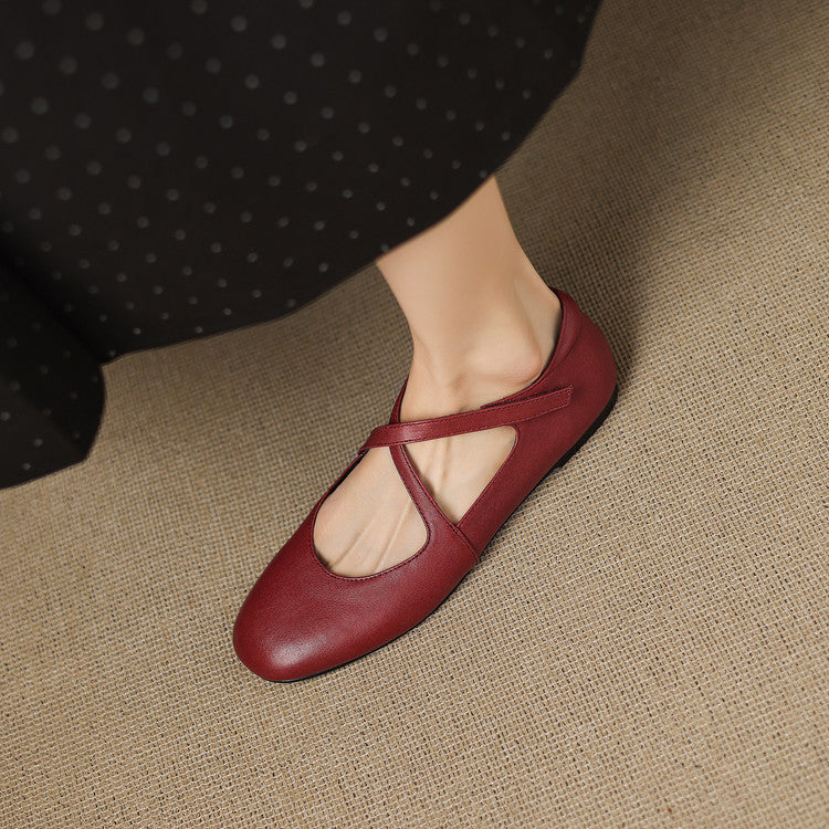 Zeno | Ballerine effetto pelle