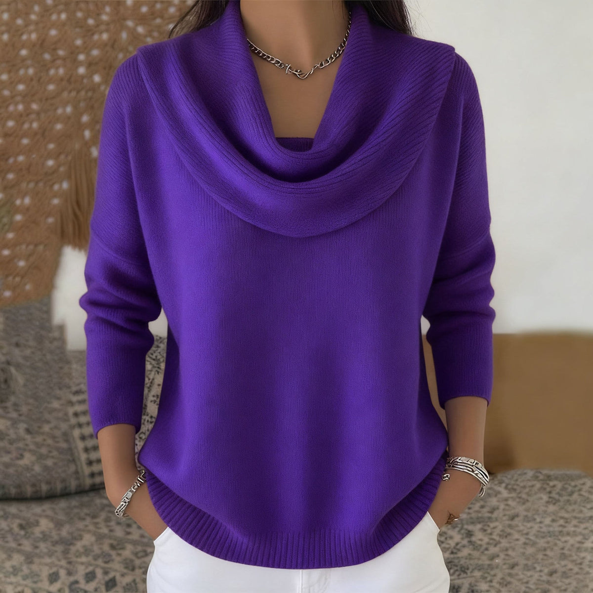 GIULIETTA™ | MAGLIONE CON COLLO MORBIDO