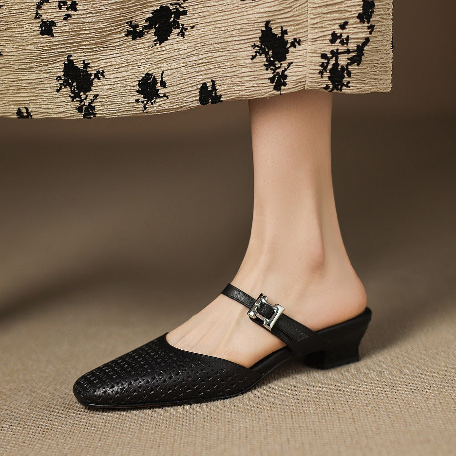 Nilde | Mules in pelle sintetica