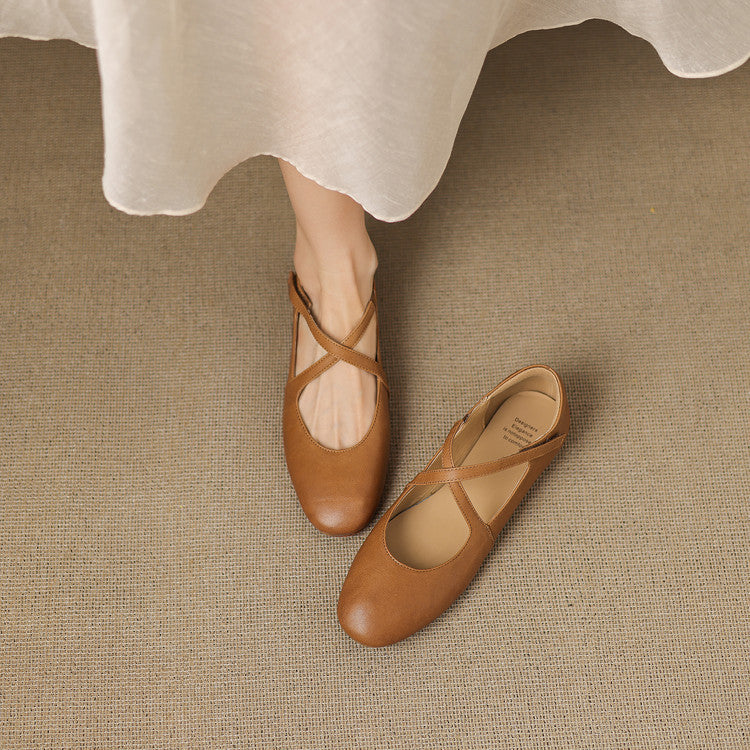 Zeno | Ballerine effetto pelle