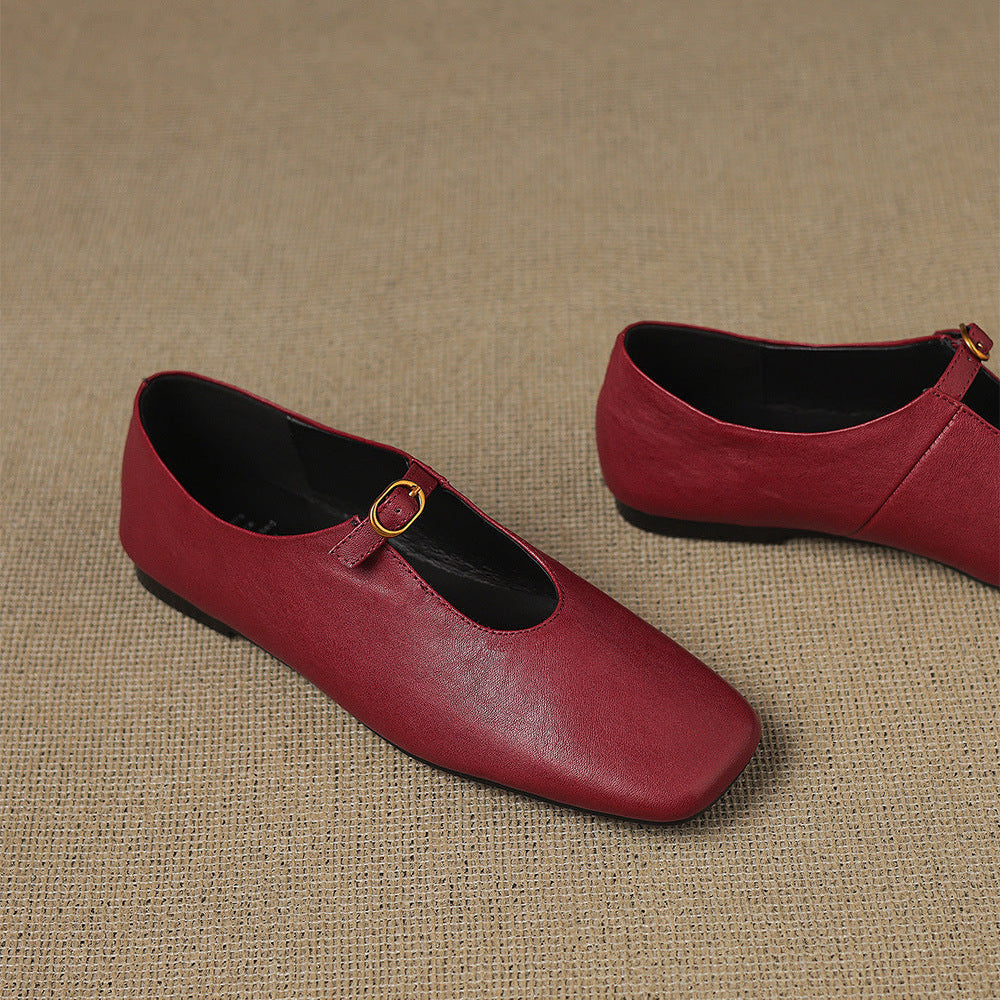 Elisabetta | Ballerine Mary Jane con tomaia alta
