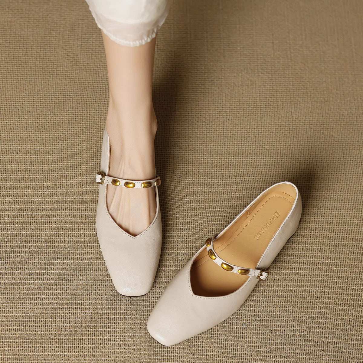 Zaira | Ballerine effetto pelle