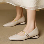 Zaira | Ballerine effetto pelle