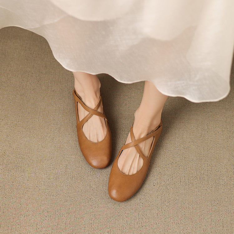 Zeno | Ballerine effetto pelle