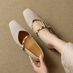 Zaira | Ballerine effetto pelle