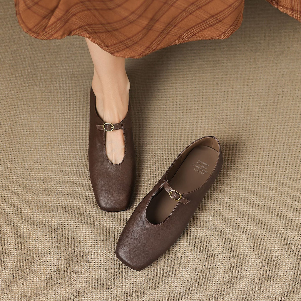 Elisabetta | Ballerine Mary Jane con tomaia alta