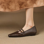 Celia | Ballerine Mary Jane con doppio cinturino e dettagli brogue