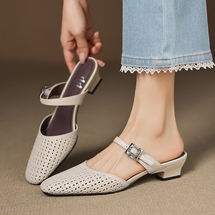 Nilde | Mules in pelle sintetica