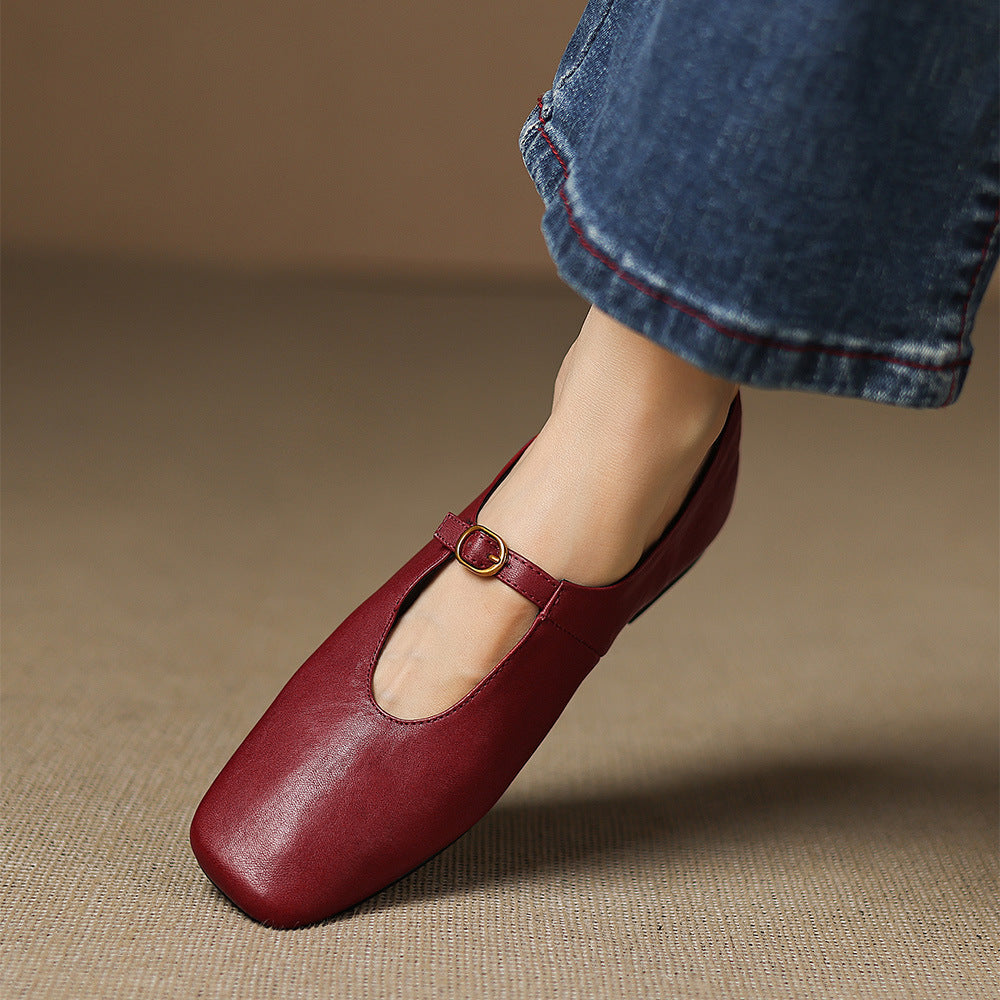 Elisabetta | Ballerine Mary Jane con tomaia alta